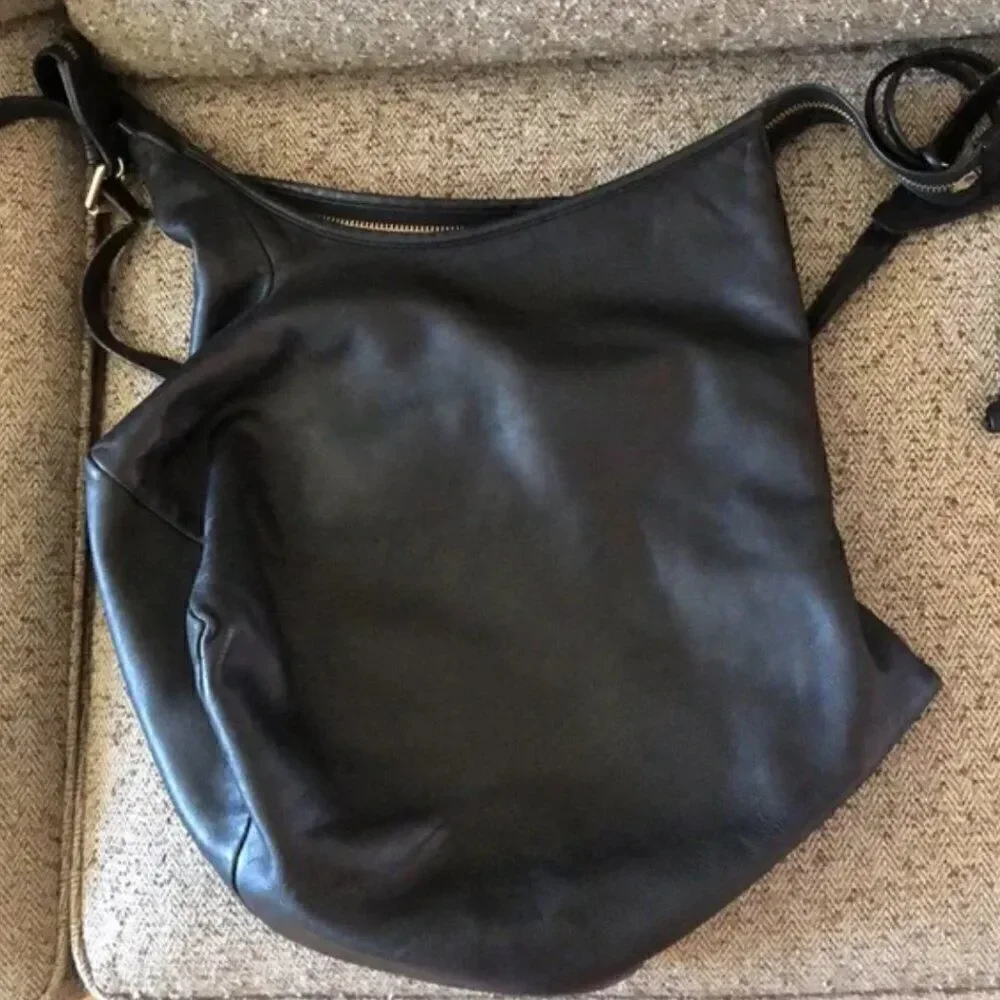 Authentic Vintage Vivienne Westwood Leather Asymmetrical Hobo Bag